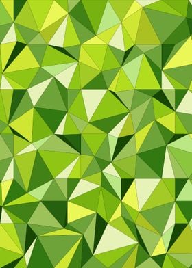 Limegreen triangles 3D