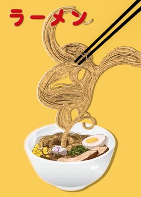 Ramen Noodle Art