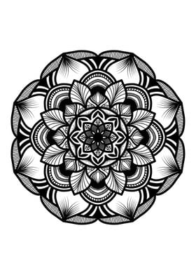 Mandala Black M103