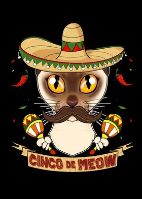 Cinco de Mayo Burmese Cat