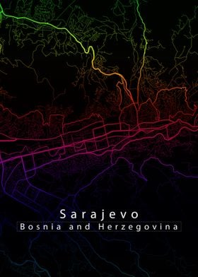 Sarajevo City Map