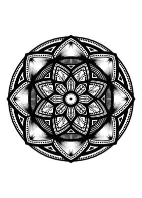 Mandala Black M104