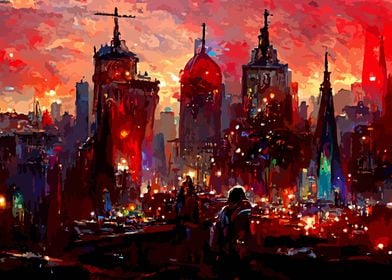 red city