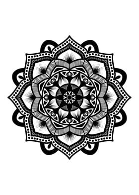 Mandala Black M107