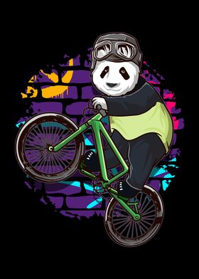 BMX Rider Panda Lover