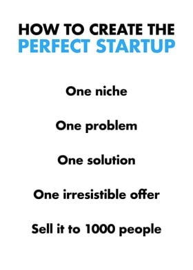 Perfect startup blue