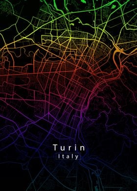 Turin City Map