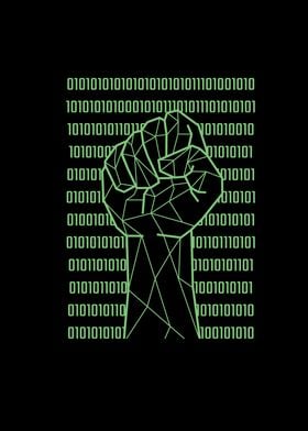 Binary Code Fist