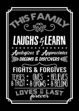 Family Rules Wall Decor