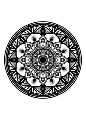 Mandala Black M116