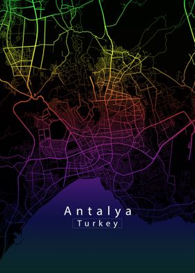 Antalya City Map