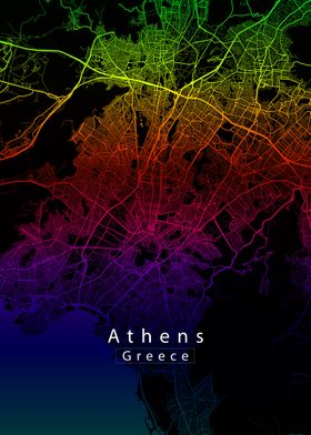 Athens City Map