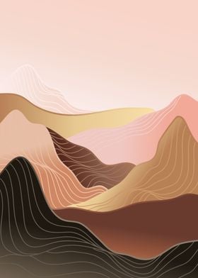 Abstract Mountain 