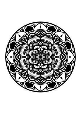 Mandala Black M115