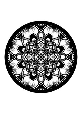 Mandala Black M118