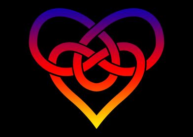 Colorful Infinite Heart