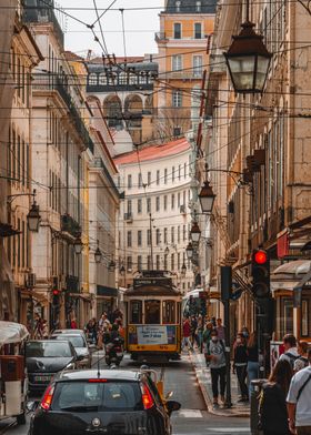 Tram in Lisbon