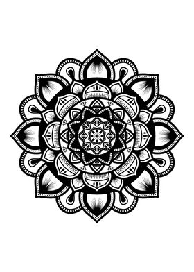 Mandala Black M117