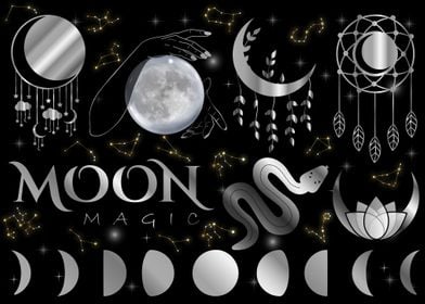 Occult Mystic Moon magic 