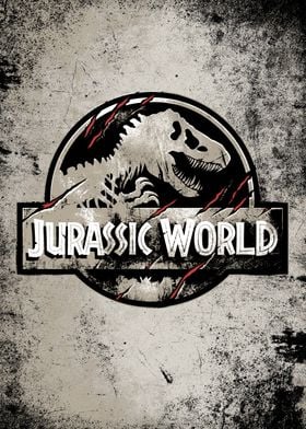 World Logo 1' Poster by Jurassic World | Displate
