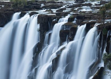 Smooth waterfall