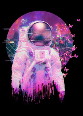 Abstract Astronaut