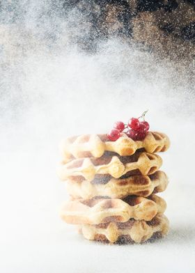 Waffles flour storm