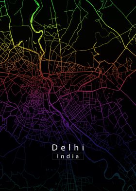 Delhi City Map