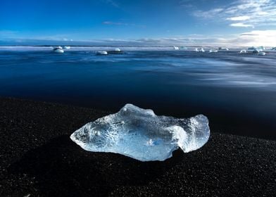 Ice on the Diamond beach