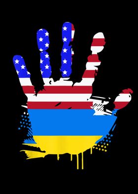 Hand Ukraine American