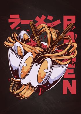 Anime Ramen Monster Japan