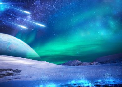 Travel Nature Aurora Snow