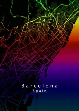 Barcelona City Map