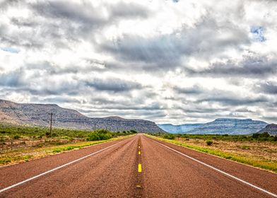 Highway 90 in Pecos County