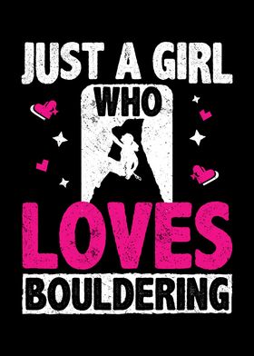 Girl Who Loves Bouldering