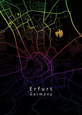 Erfurt City Map