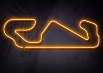 Race Track Catalunya Neon