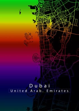 Dubai City Map