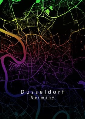 Dusseldorf City Map