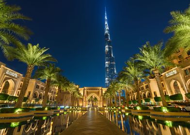 Burj Khalifa night view