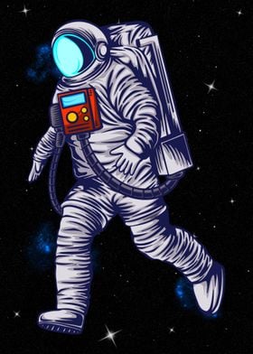 Astronaut Floating