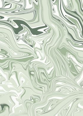  Green Marble Print