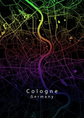 Cologne City Map