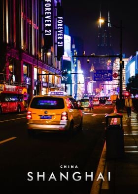 Shanghai Street Night