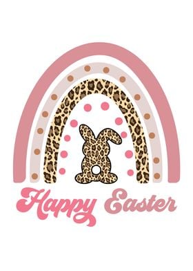 Happy Easter Leopard print