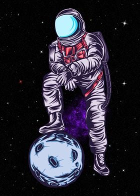 Astronaut Floating