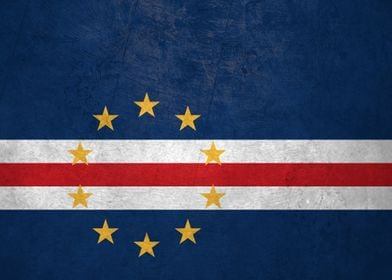 Flag of Cape Verde on Wall