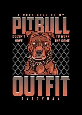 Funny Pitbull Outfit