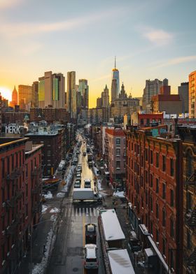 NY Skyline Lower Manhattan