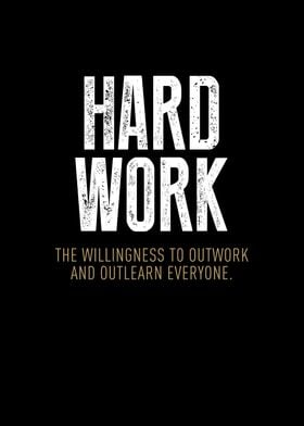 Hard Work Word Definition